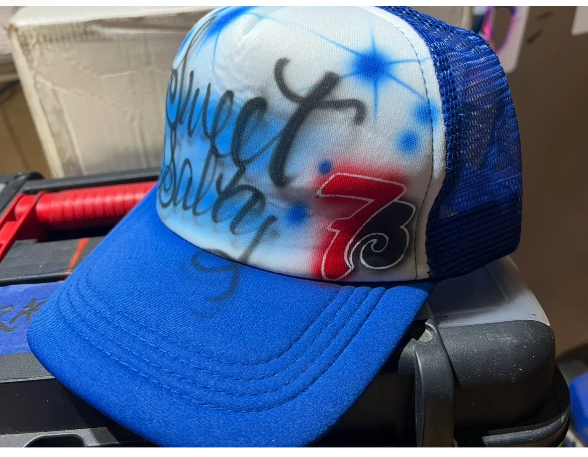 Live airbrush customization from our past work in Nashville